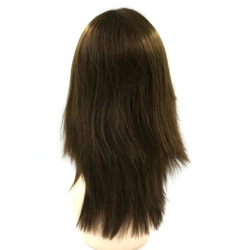 Straight Kosher Wig Silk Top Certified Remy Hair Sheitels Hairpiece for Women