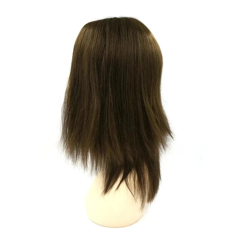 Straight Kosher Wig Silk Top Certified Remy Hair Sheitels Hairpiece for Women