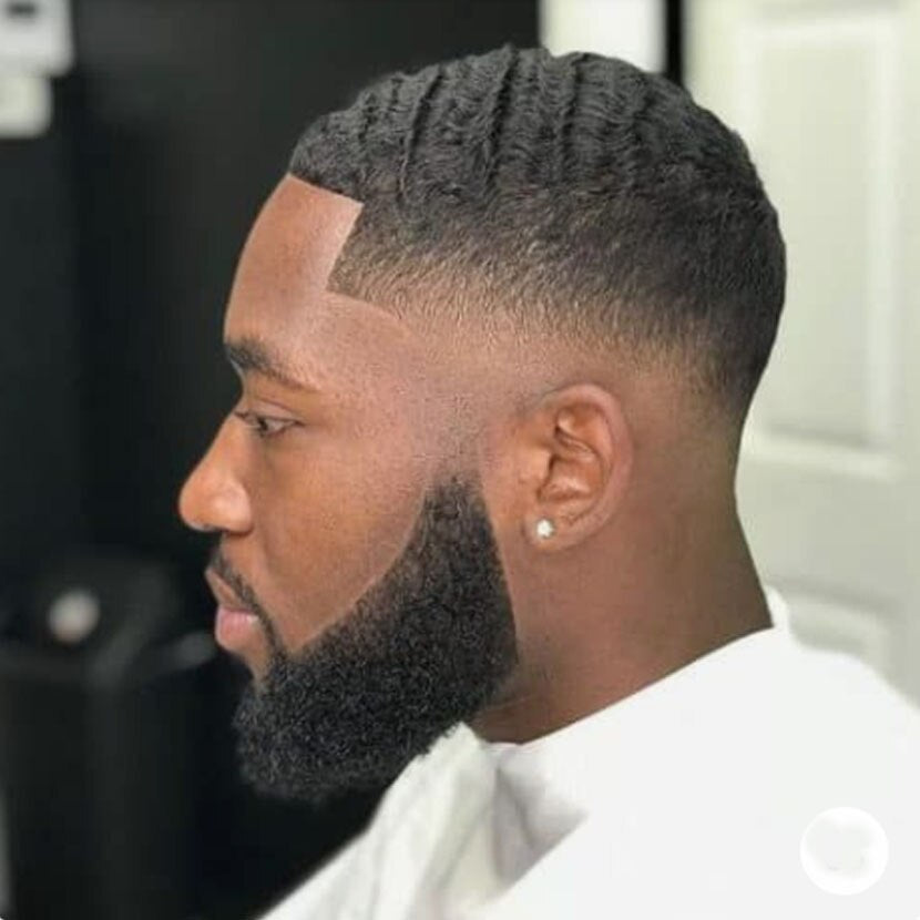 Menneskehår afrokrøllet skæg overskæg til afroamerikanske mænd