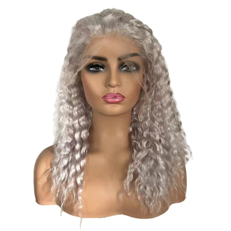 Lace Front Double Drawn Human Hair Wig for Black Women
