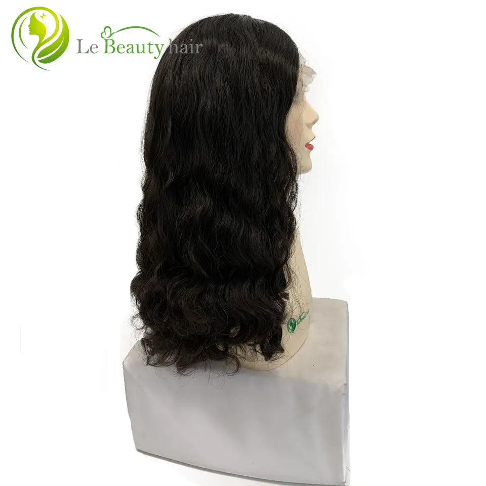 Jewish Kosher Wigs Natural Wave Unprocessed European Hair Lace Top Transparent Invisible Swiss Lace Wig