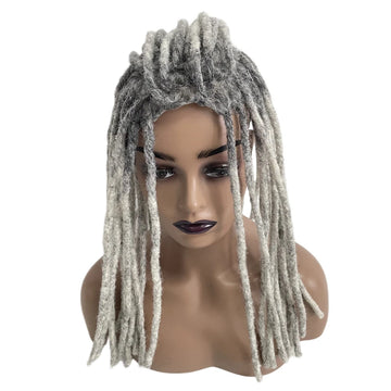 Australische Stijl Menselijk Haar Systeem 6x8 Dreadlocks Topper voor Zwarte Vrouwen