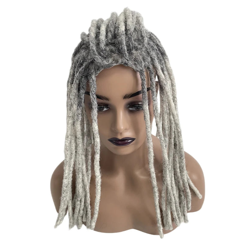 Australia Style Human Hair System 6x8 Dreadlocks Topper for Black Women