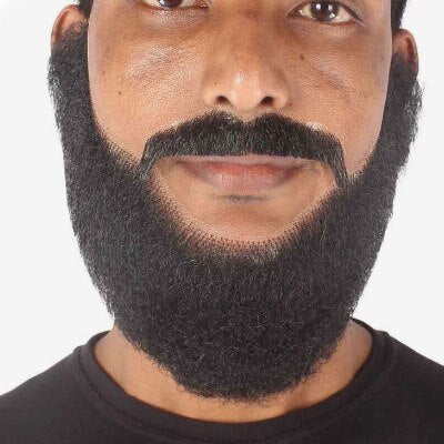 Férfi hosszú haj szakáll, valósághű műszakáll csipkés bajusz sminkhez