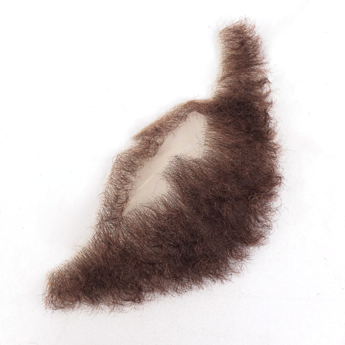 Men's Long Hair Beard Fake Realistic Makeup Lace Mustache