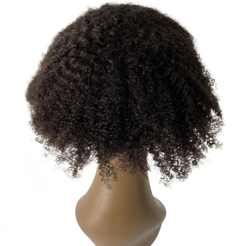Root 6mm Wave Unit Mono Toupee for Black Men - product view