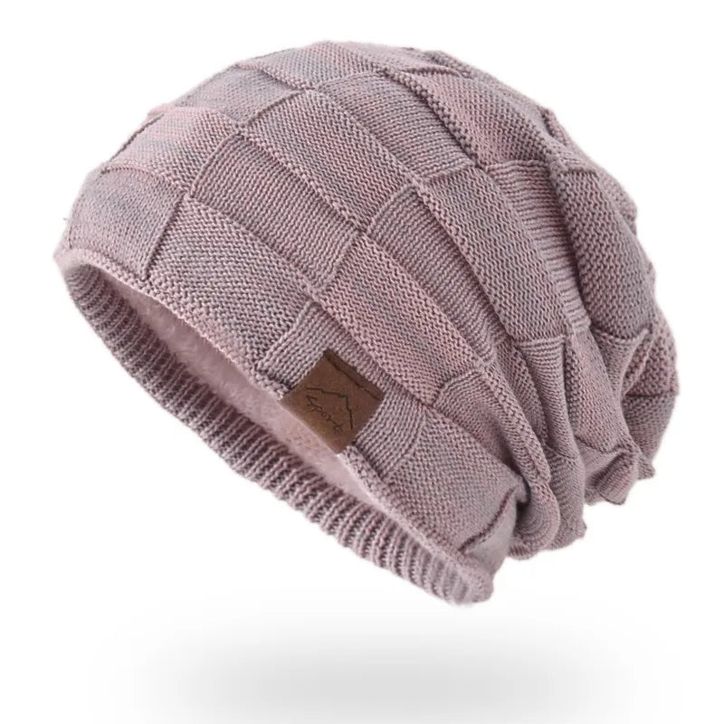 GEEN GEEN Herfst/Winter Beanie Pruiken voor Vrouwen, Brei Warme Dikke Skully Kous Beanie Muts met Haar Bevestigd, Dames Blonde Cap Pruik