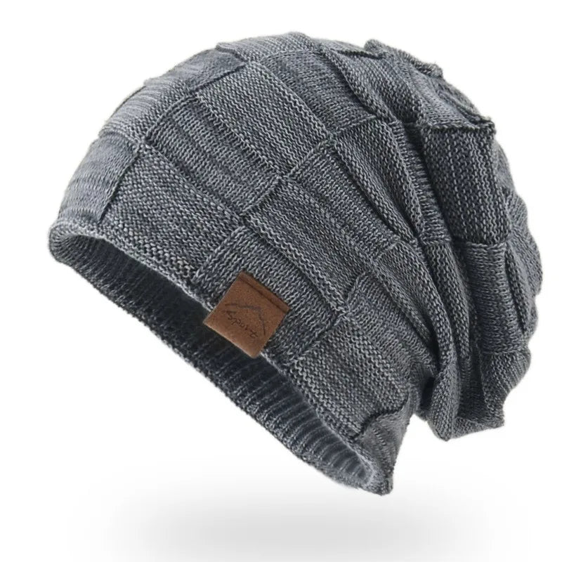 GEEN GEEN Herfst/Winter Beanie Pruiken voor Vrouwen, Brei Warme Dikke Skully Kous Beanie Muts met Haar Bevestigd, Dames Blonde Cap Pruik