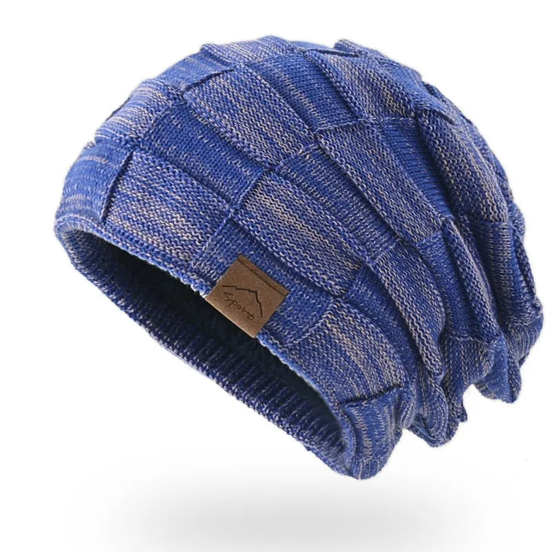 GEEN GEEN Herfst/Winter Beanie Pruiken voor Vrouwen, Brei Warme Dikke Skully Kous Beanie Muts met Haar Bevestigd, Dames Blonde Cap Pruik