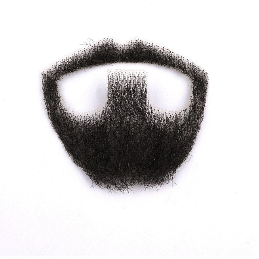 Men&#39;s Realistic Mustache Handknoted 100% Human Hair Fake Beard