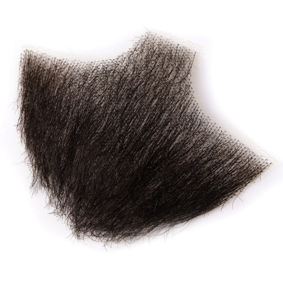 Lace Invisible Fake Beards For Men 100% Remy Hair Mustache - ReHair System