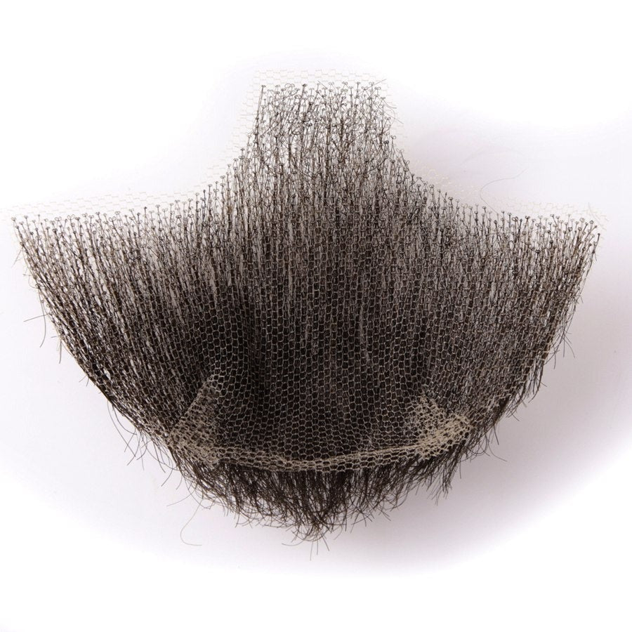 Láthatatlan csipkés műszakáll férfiaknak, 100% Remy haj bajusz