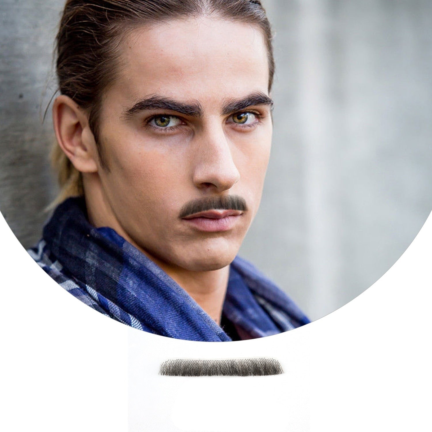 Nep Snor Onzichtbaar Kant Nepbaard Voor Mannen Zachte Nep Snor Echt Haar