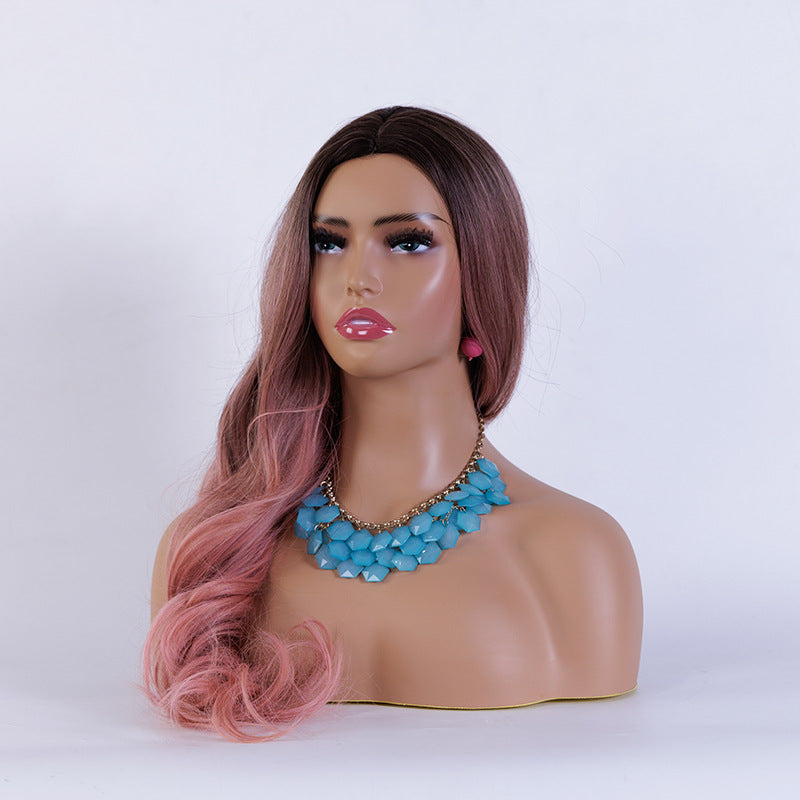 Mannequin Wig Head Jewelry Sunglasses Double Shoulder Model