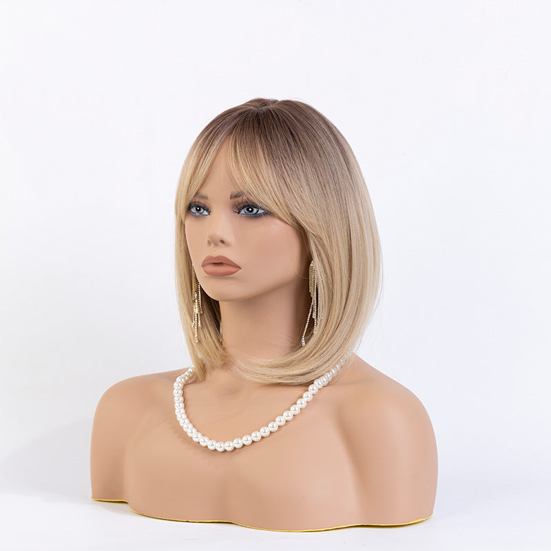 Mannequin Wig Double Shoulder Props Head Jewelry Shooting