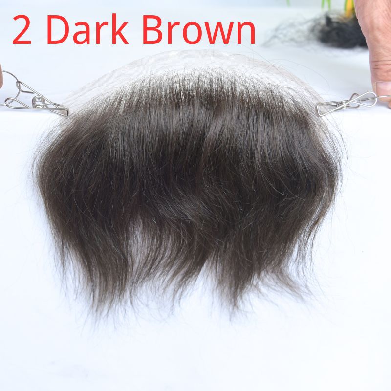 Men's Front Lace Hair Patch for Receding Forehead Hairline - product view