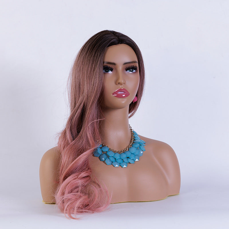 Mannequin Wig Head Jewelry Sunglasses Double Shoulder Model