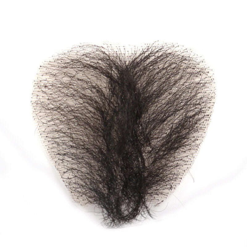 Patch de cheveux artificiels d&#39;apparence naturelle pour poupées, remplacement de cheveux en silicone invisible et respirant pour les sourcils, la barbe et les poils du corps