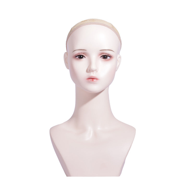 Fake Head Model Cos Anime Doll Head Earrings Necklace Show Shoulders Beauty