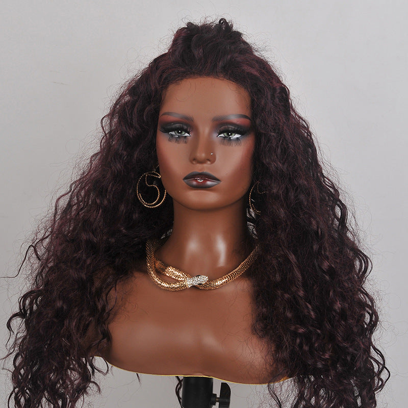 Half-Body Female Hairstyle Wig in Black Skin Tone for Mannequin Head