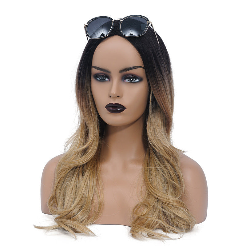 Double Shoulder Female Prop Head Wig Headdress Sunglasses