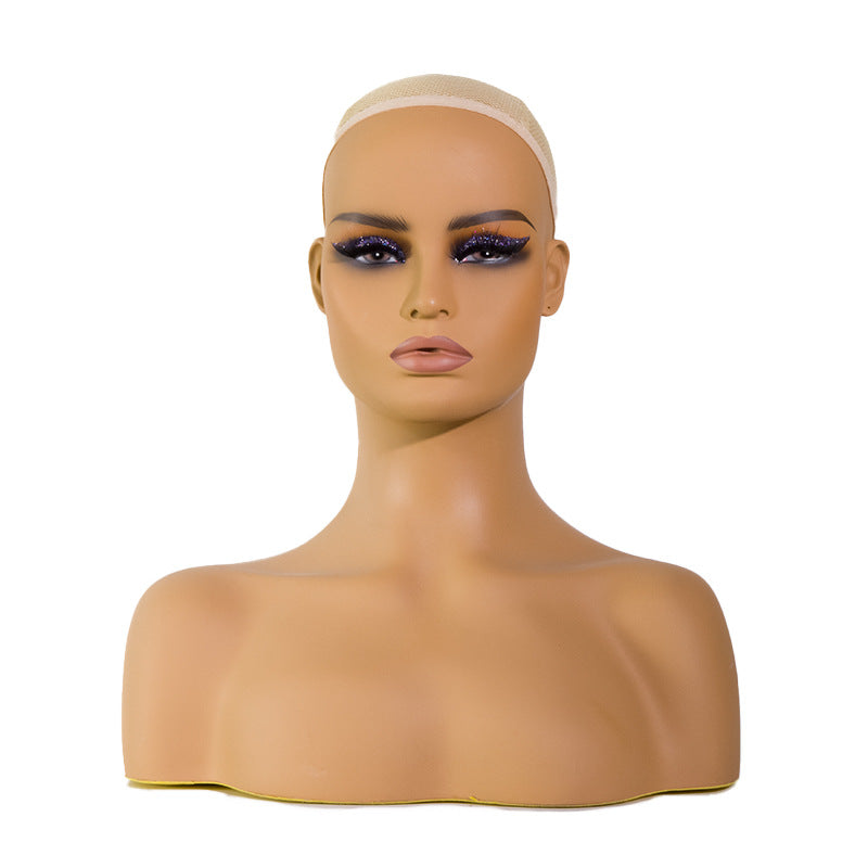 Women&#39;s Dummy Head Mold Wig Jewelry Photo Prop Bust
