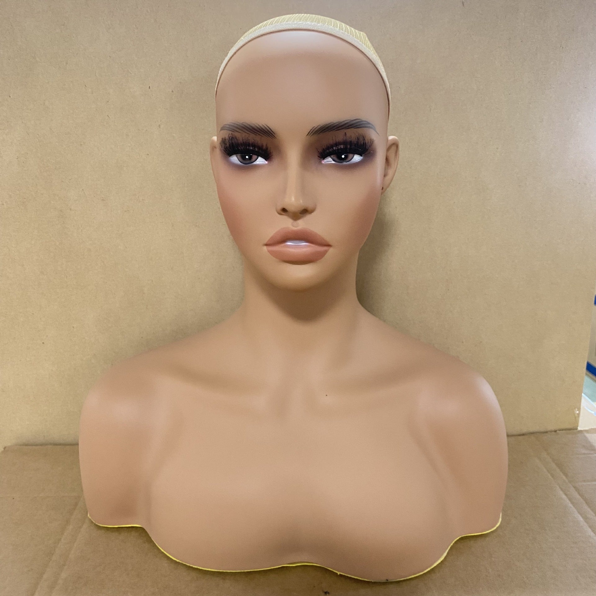 Naisten koruvalokuvausmalli, pää, peruukki