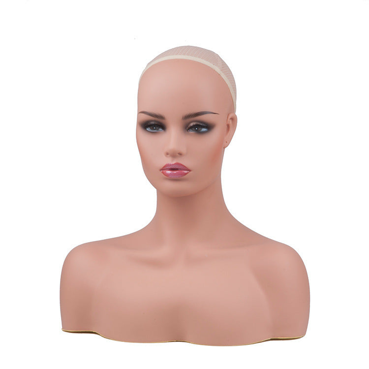 Wig Display Model Head, Shoulders, Half Body Prop Holder, Mold