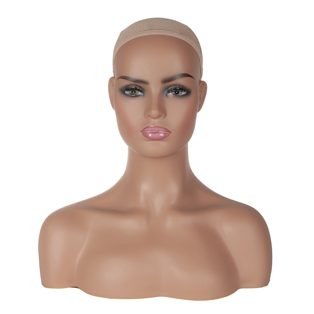 Mannequin Head Prop Half-Length Fake Jewelry Display