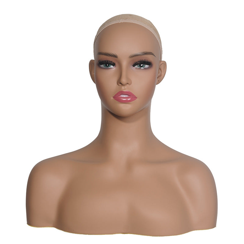 Wig Earrings Show Clothing Two-Shouldered Female Mannequin
