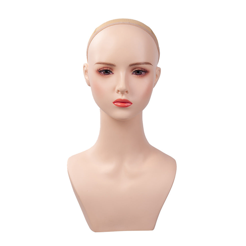 COS Wig Anime Female Double Shoulder Fake Simulation Head