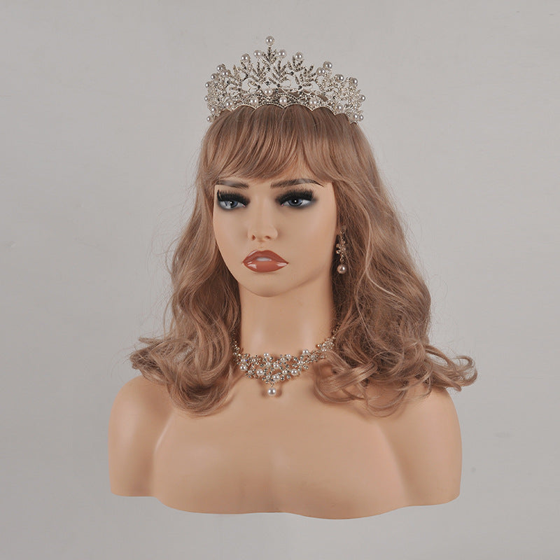 Mannequin Wig Display Model Headdress Earrings Props