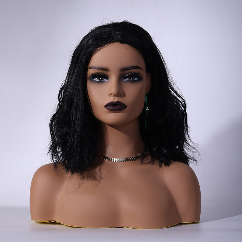 Etalagepop pruik hoed sjaal dubbele schouder display standaard