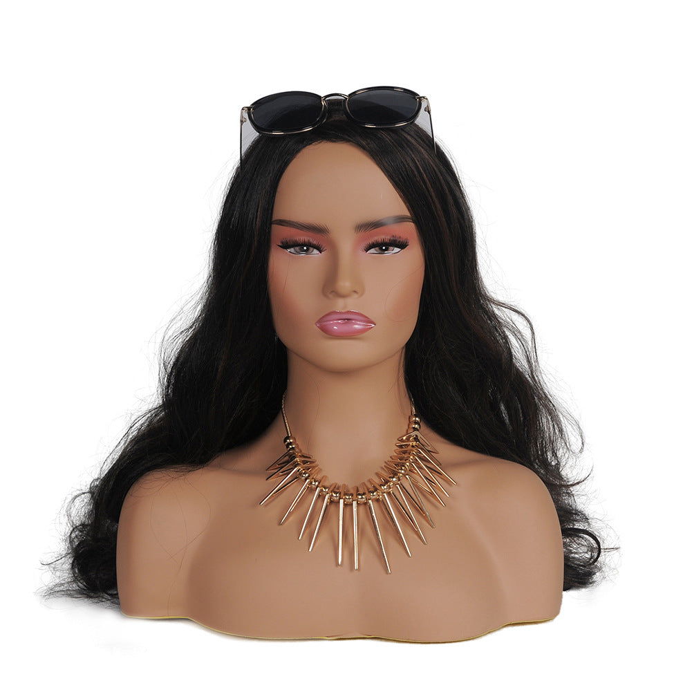Wig Sunglasses Jewelry Mannequin Display Head