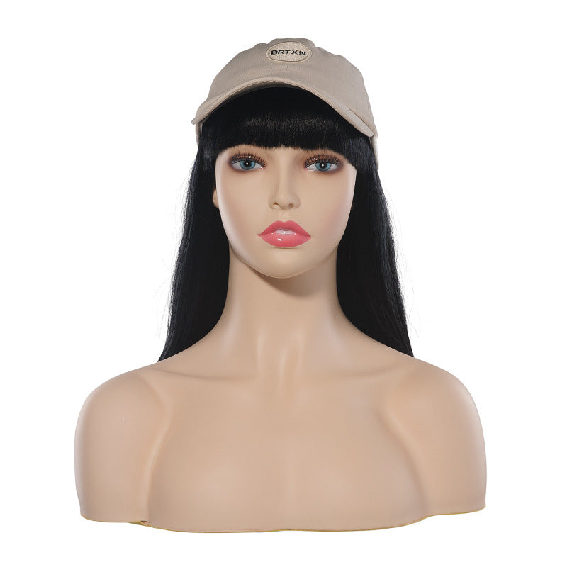 Female Shoulder Bust Dummy Head Wig Hat Camera Mannequin