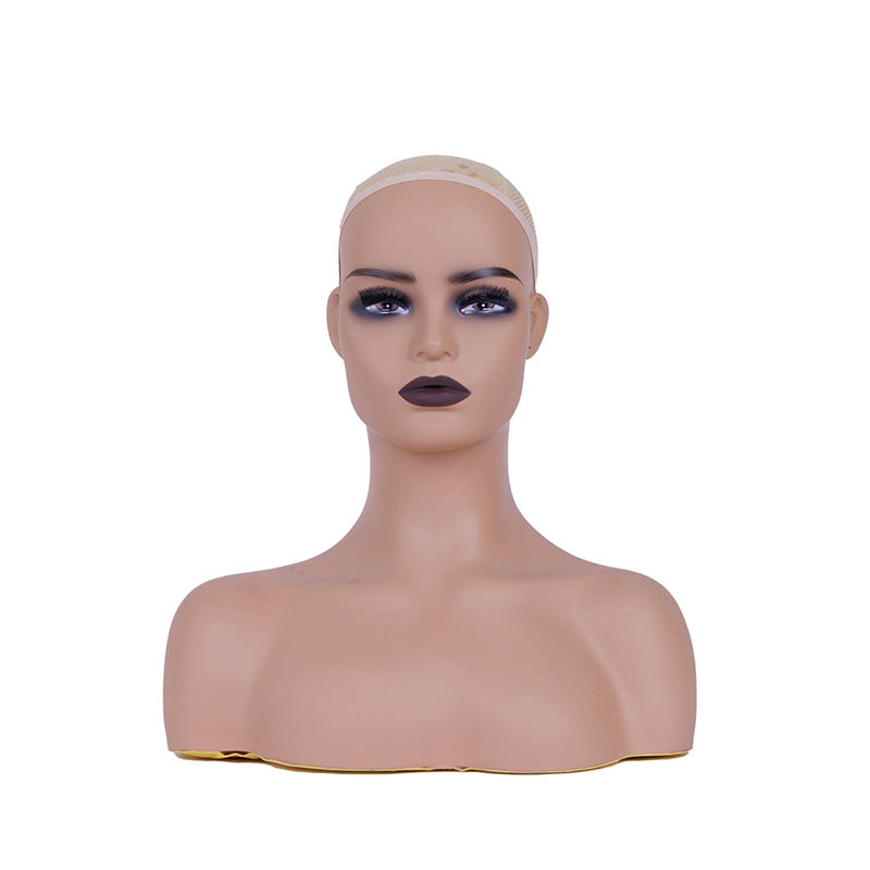 Mannequin Head Mannequin Wig Display, Shoulder Model, Earrings, Hat Stand