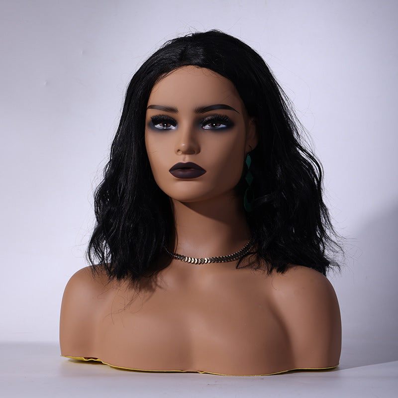 Double Shoulder Wig Prop Female Jewelry Display Head Mold