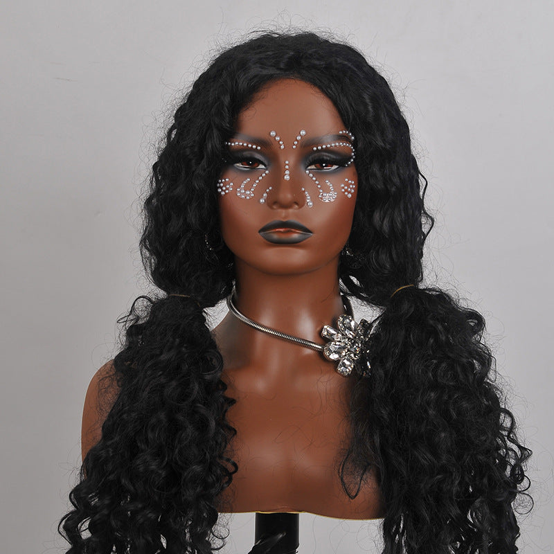 Female Mannequin Wig Jewelry Display Black