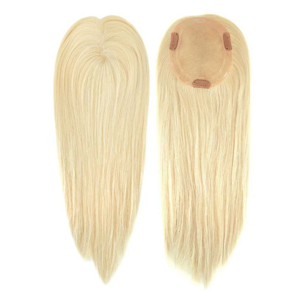 Clip-on Mono Hair Topper for Women 16" 20"