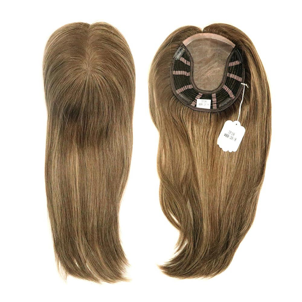 14&quot; Clip-on Mono Top Hair Topper for Women