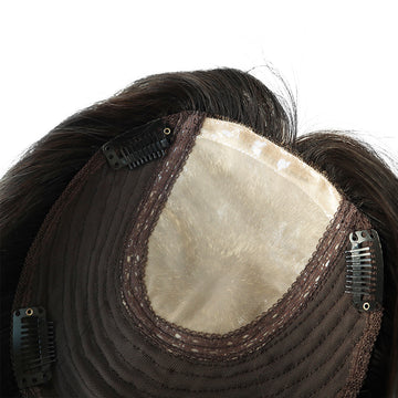 Klipsillä kiinnitettävä injektoitu polyverkkopohja hiuslisäke naisille