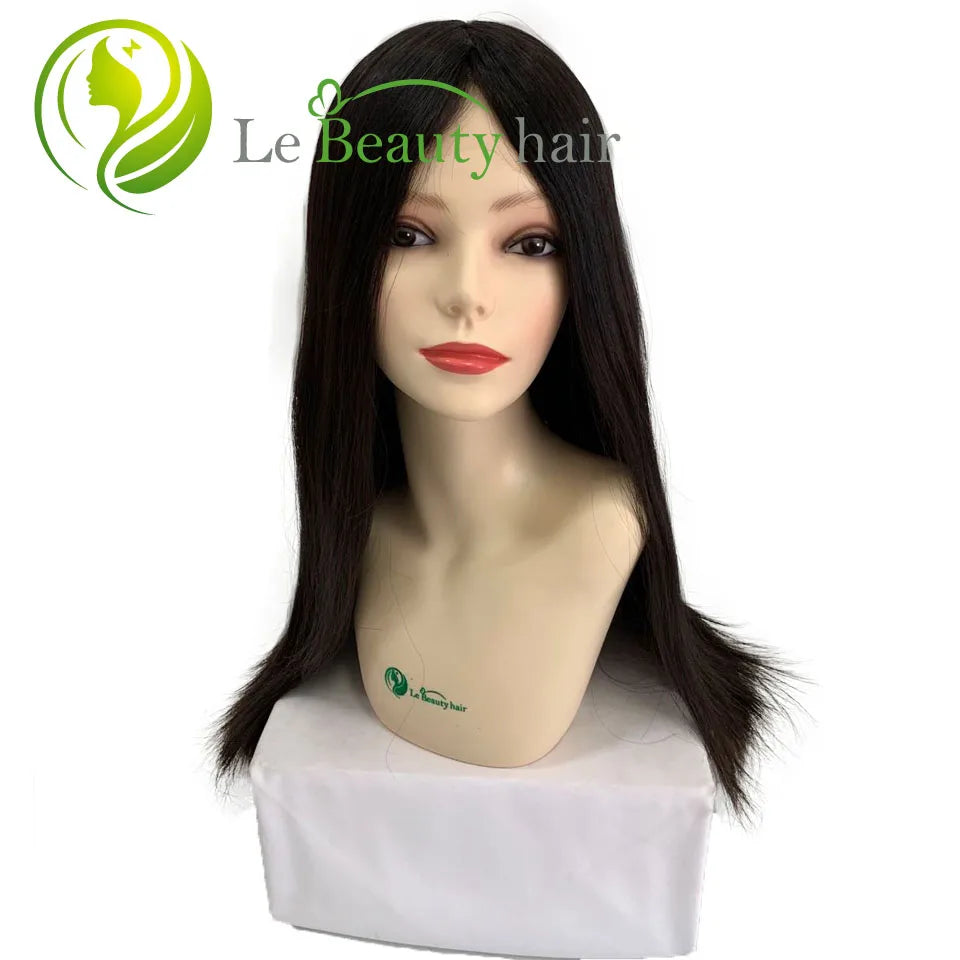 Kosher Jewish Wigs: European Hair Silk Top Wig with Ear to Ear Swiss Lace Front, Wholesale Wigs on Sale for Women