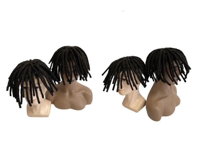 Human Hair Hairpieces #1 Dreadlocks 8x10 Toupee Full Lace for Black Men