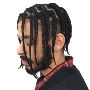 Szűz hajból készült hajpótrész 8x10 fonott csipkés, teljes csipkés tupé fekete férfiaknak
