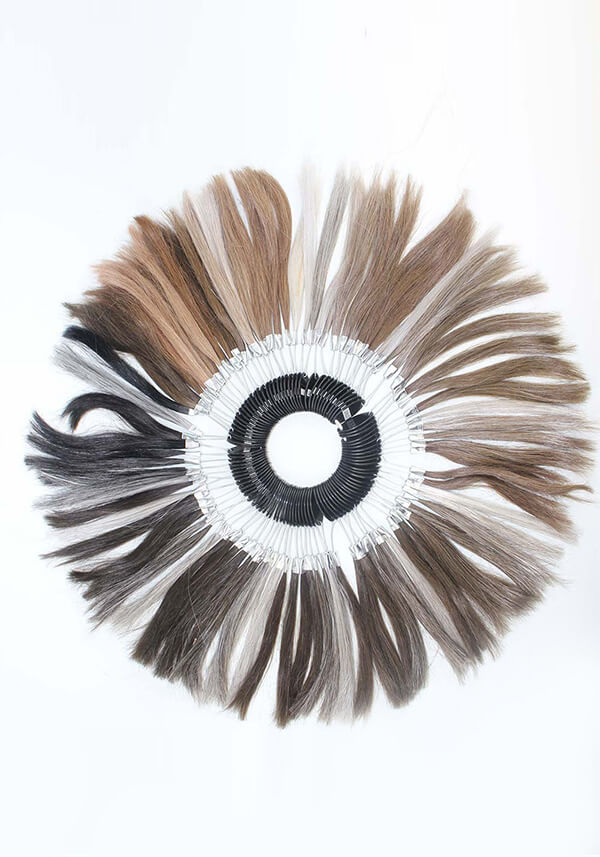 Menneskehår frontal hårdel til kvinders hårlinje/pande