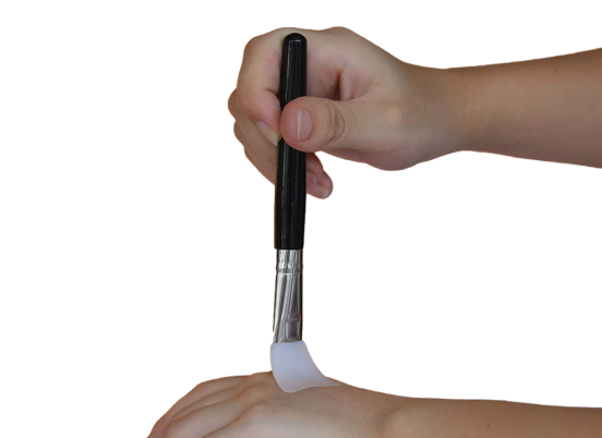 Hårsystem Klæbebørster i Silikone til Påsætning