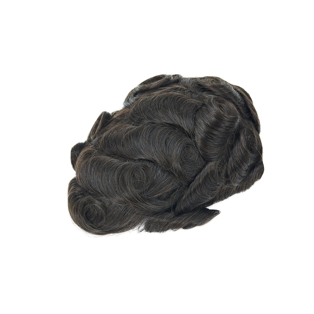 0,10-0,12 mm Herren-Haarteile mit voller Hautbasis | Herren-Toupet für dünnes Haar