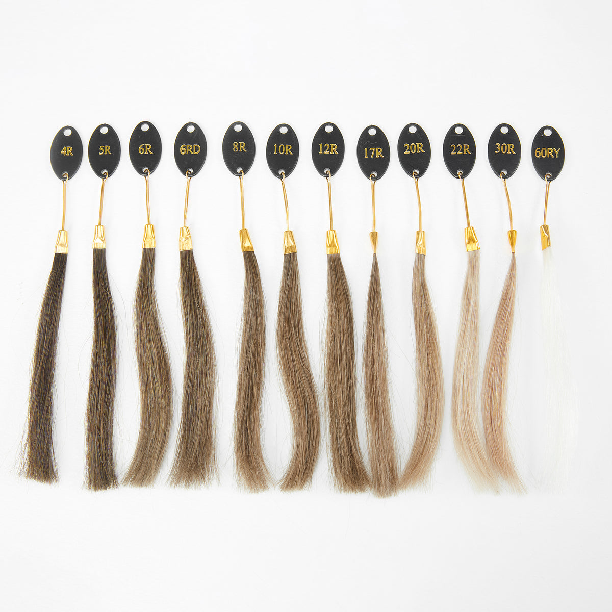 Haarsystem Farbring | Toupet-Haarprobe zum Anpassen Ihrer Haarfarbe
