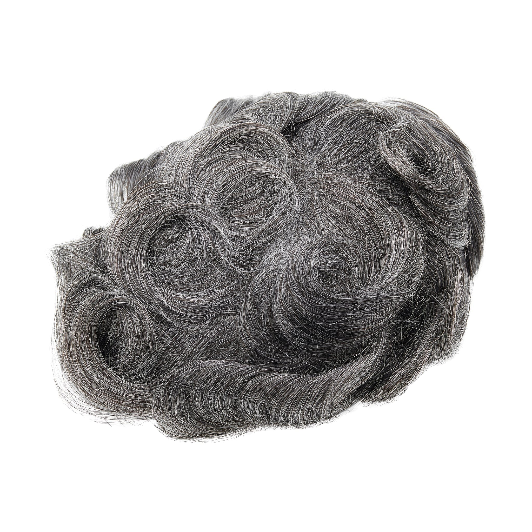 Punertava sävy 0,02-0,03 mm täysi poly ohut iho hiusjärjestelmät miehille | Poly-ihotoupee