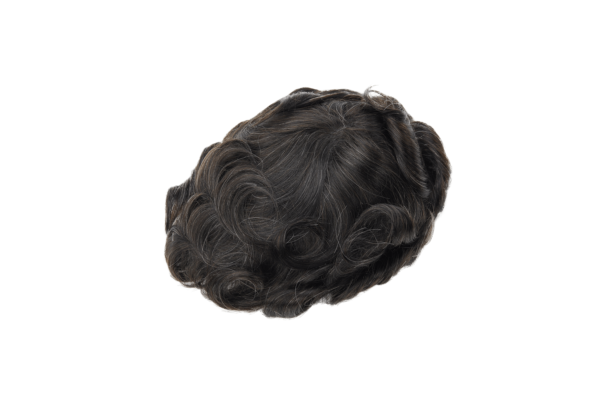 Punertava sävy 0,02-0,03 mm täysi poly ohut iho hiusjärjestelmät miehille | Poly-ihotoupee